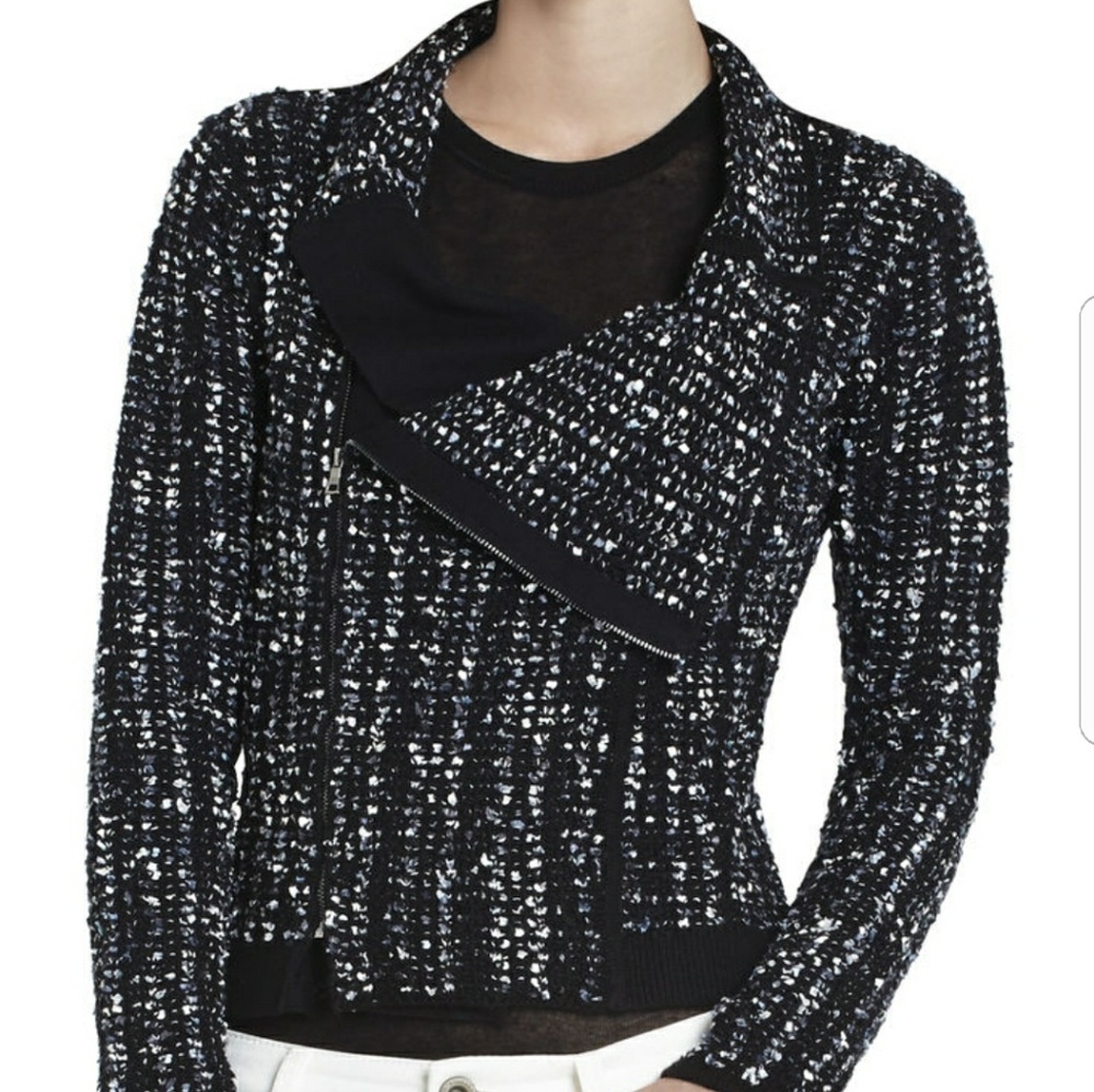 BCBG Reeve Moto Cardigan